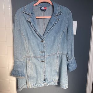 Denim Jacket Lightweight Large FrenchCuff